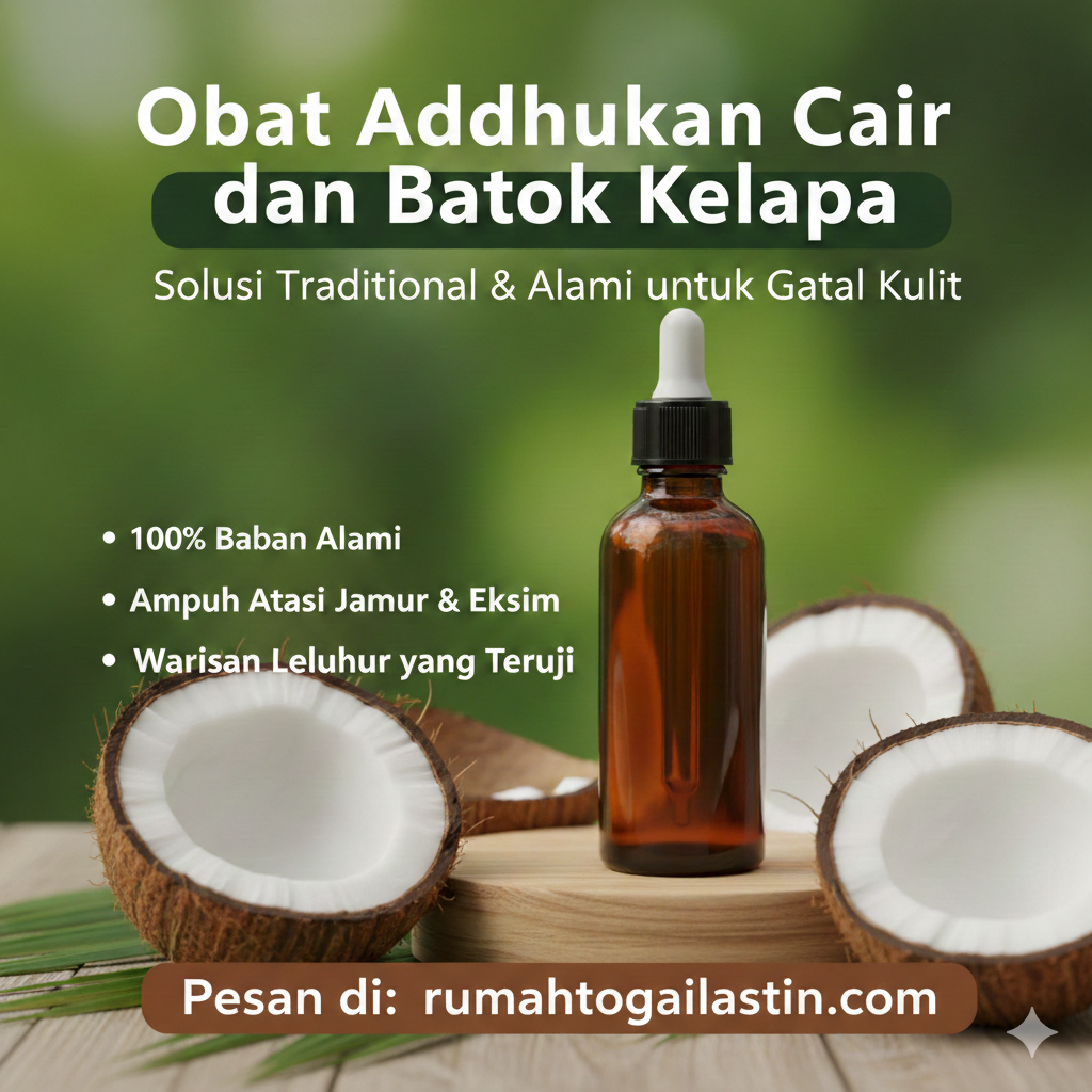 Obat Addhukan: Obat Gatal Tradisional Cair dari Batok Kelapa